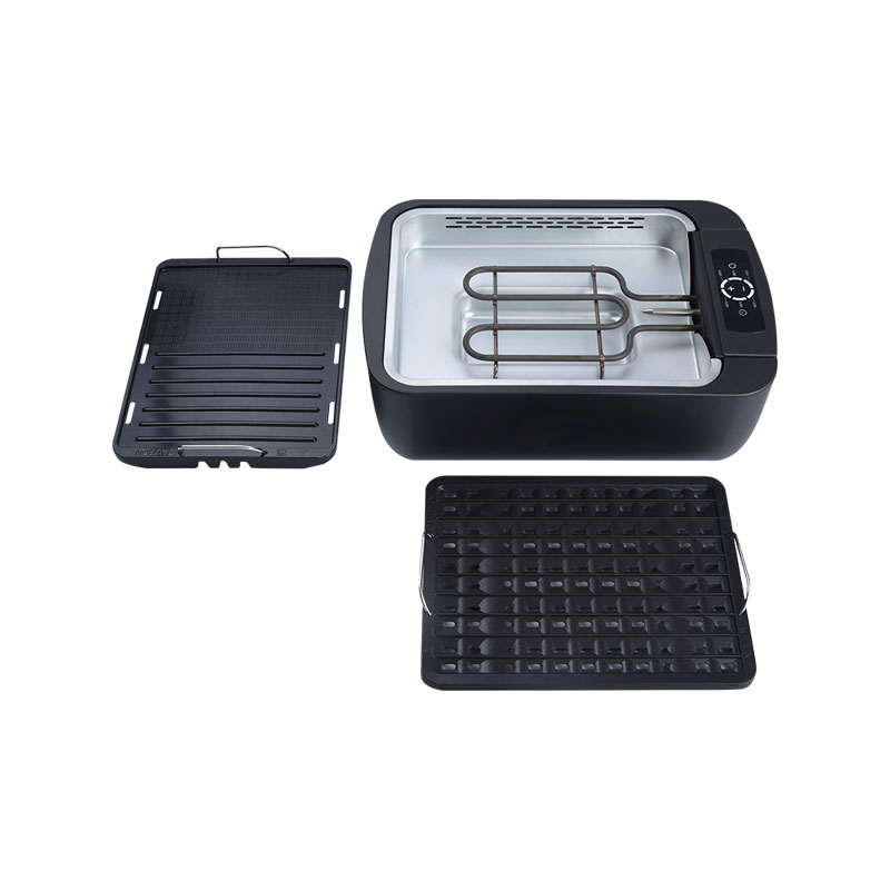 Siri Tanpa Asap: WT-ISG802 Kuali Grill BBQ Tanpa Asap Elektrik Dengan Kawalan Suhu